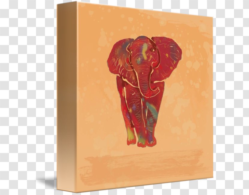 Indian Elephant Visual Arts Animal - Watercolor Transparent PNG