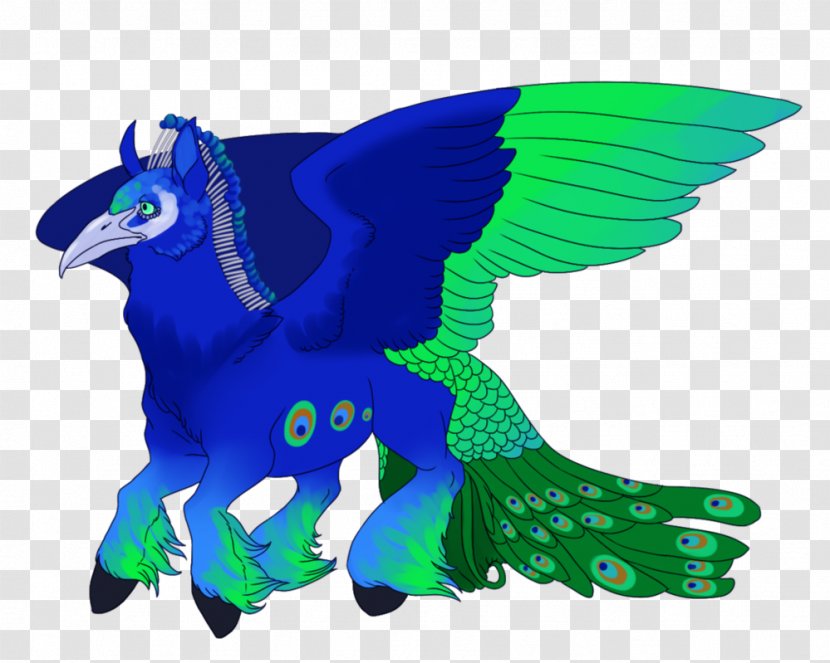 Gypsy Horse Griffin Legendary Creature Hippogriff Peafowl - Wing Transparent PNG