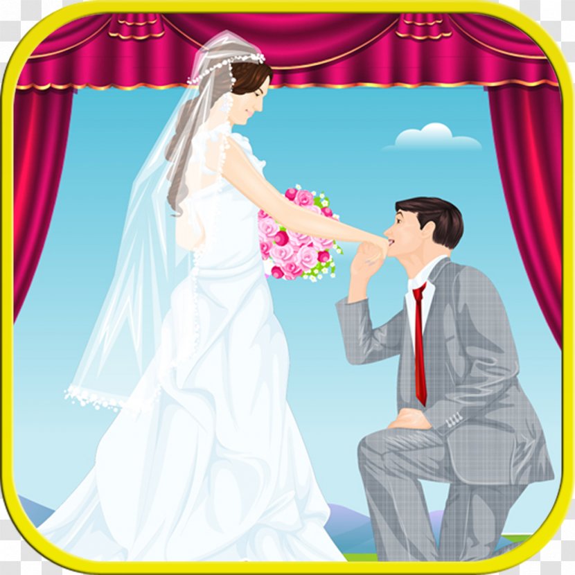 Wedding Dress Bridegroom Marriage - Silhouette Transparent PNG