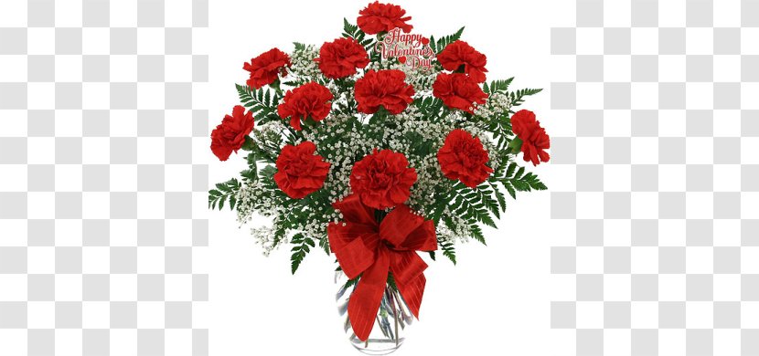The Flower Bar Carnation Valentine's Day Cut Flowers - Floral Design Transparent PNG