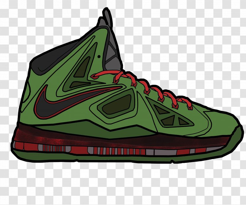 Shoe Sneakers Nike Air Max Drawing - Shox - Lebron James Transparent PNG