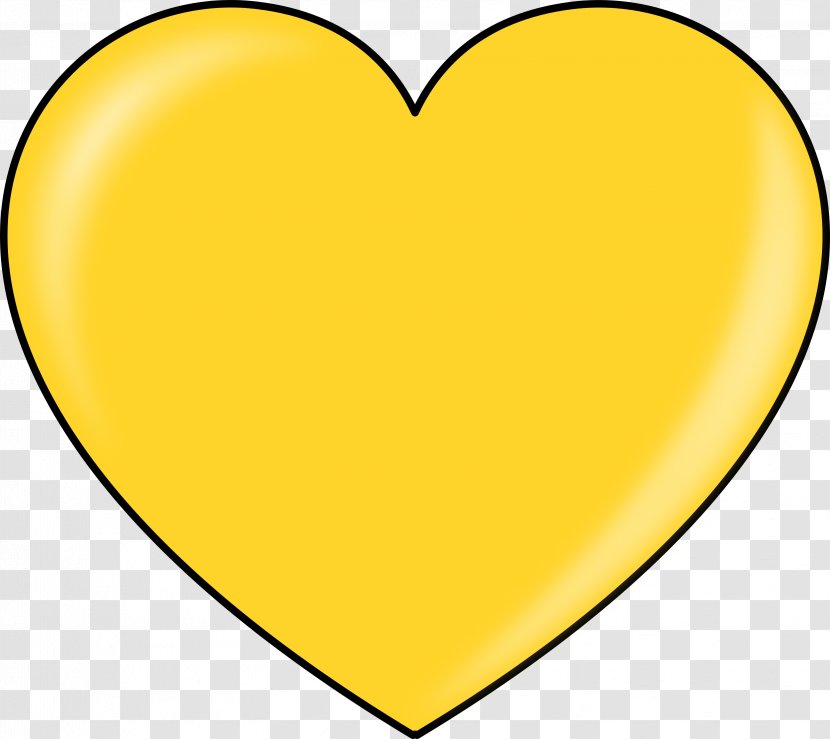 Heart Gold Valentines Day Clip Art - Cartoon - Yellow Photos Transparent PNG
