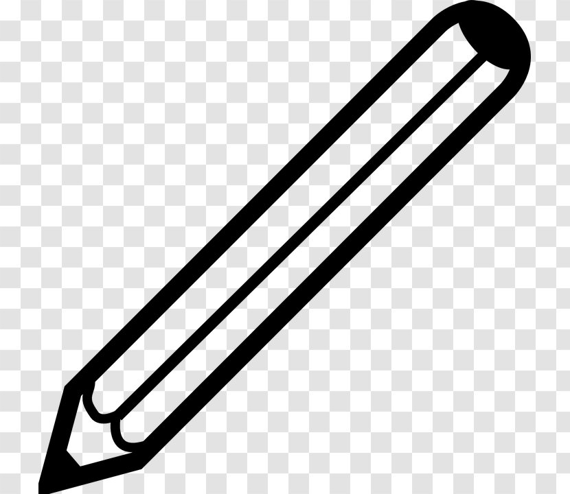 Paper Pens Quill Clip Art - Pen Pencil Cases - Black Crayon Transparent PNG