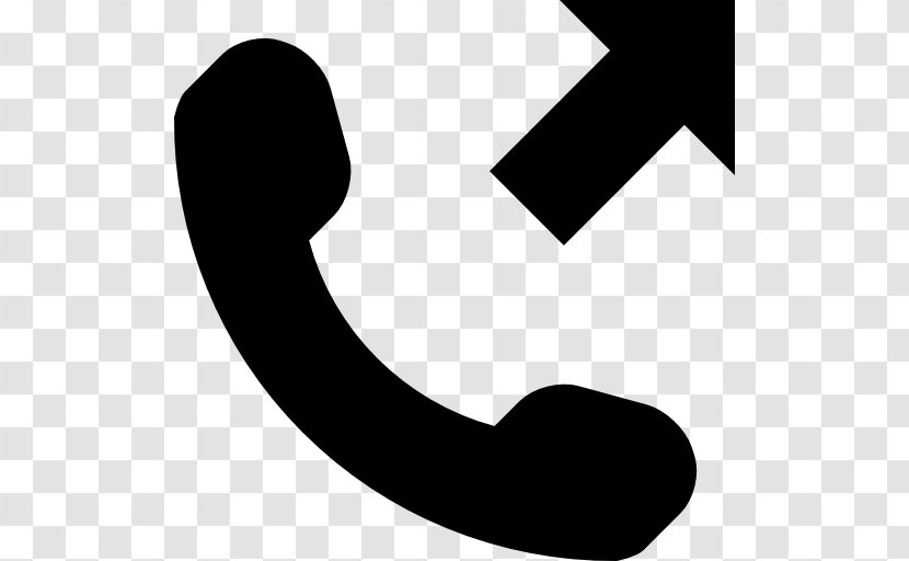 Mobile Phones Telephone Call Callout - Monochrome - TELPON Transparent PNG