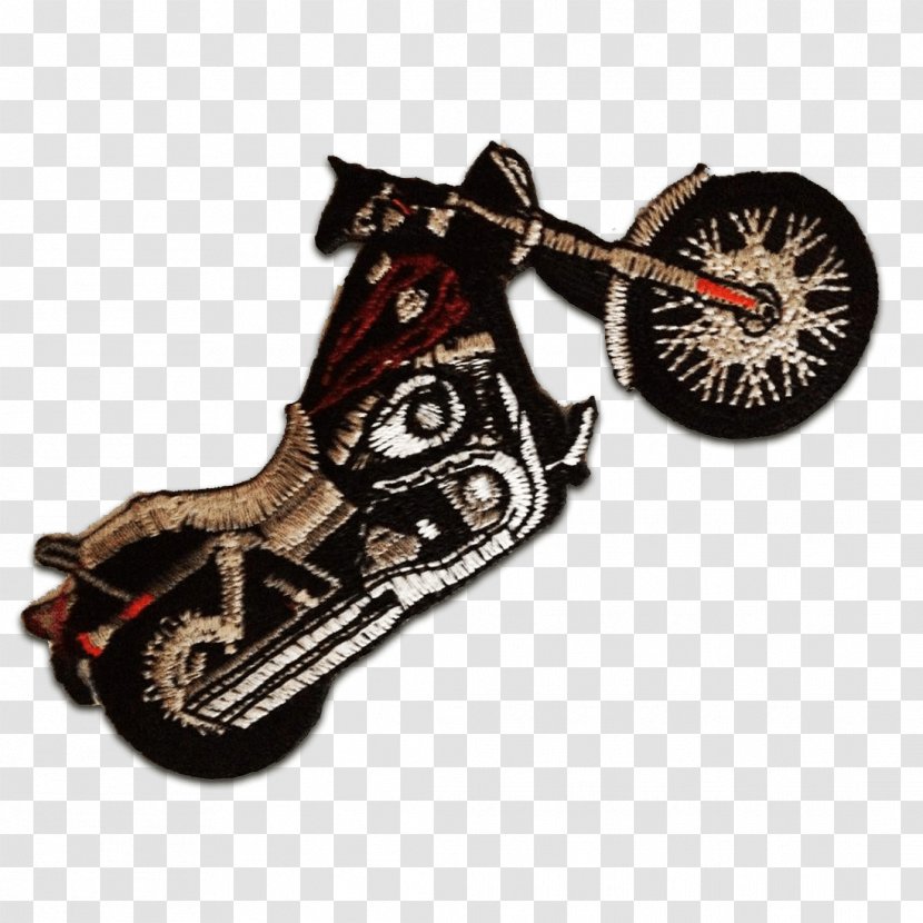 Embroidered Patch Embroidery Iron-on Appliqué Biker - Motorcycle Transparent PNG