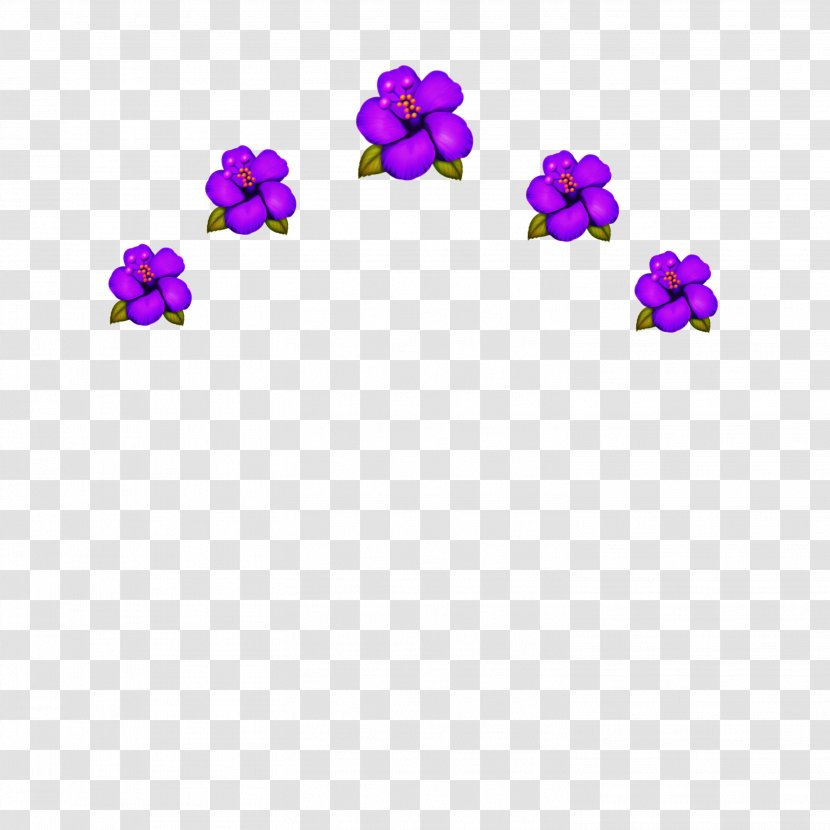 Flower Collage - Purple - Viola Magenta Transparent PNG