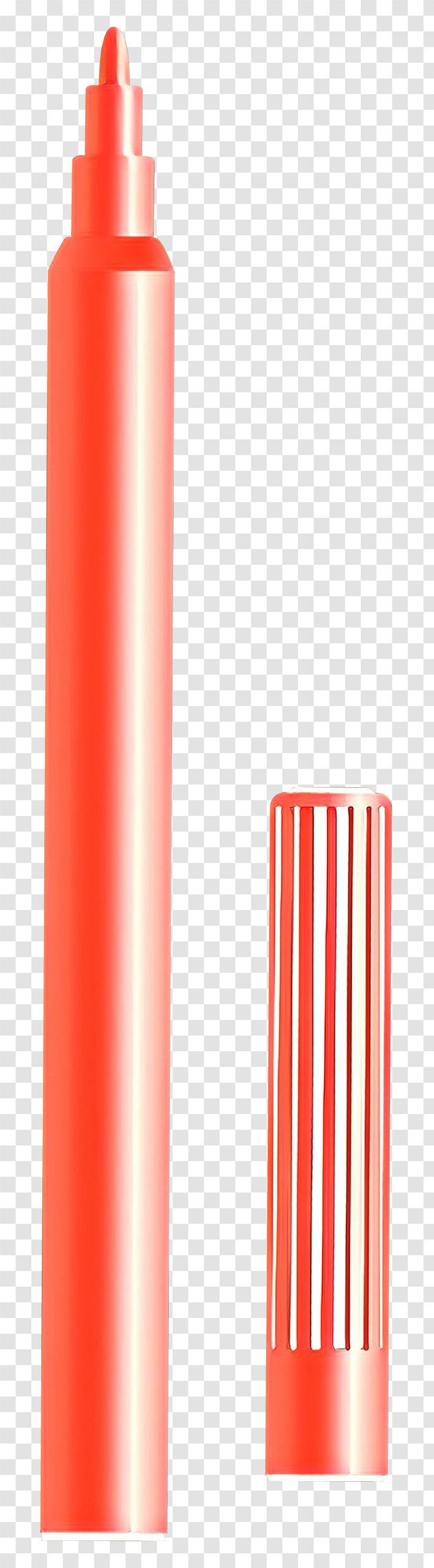Red Cylinder Material Property - Cartoon Transparent PNG
