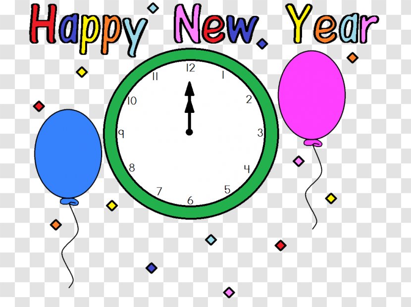New Year's Day Eve Holiday Clip Art - Christmas Transparent PNG