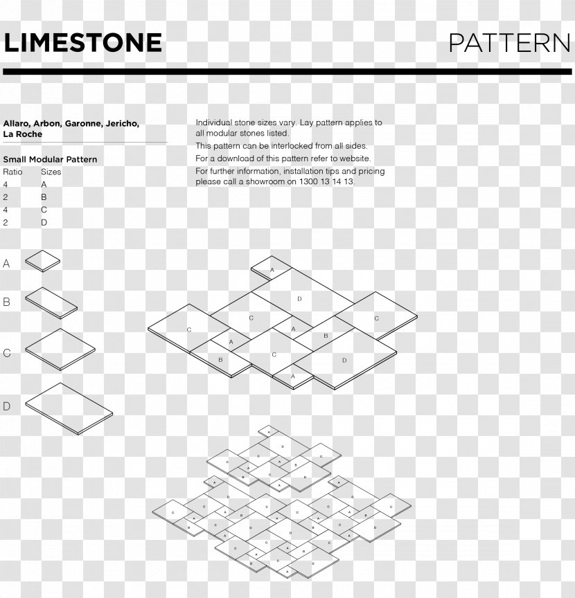 Pavement Limestone Eco Outdoor Tile Pattern - Stone Transparent PNG