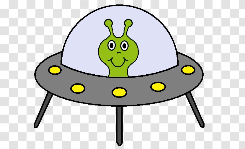 Extraterrestrial Life Unidentified Flying Object Clip Art - Yellow - Alien Spaceship Cliparts Transparent PNG