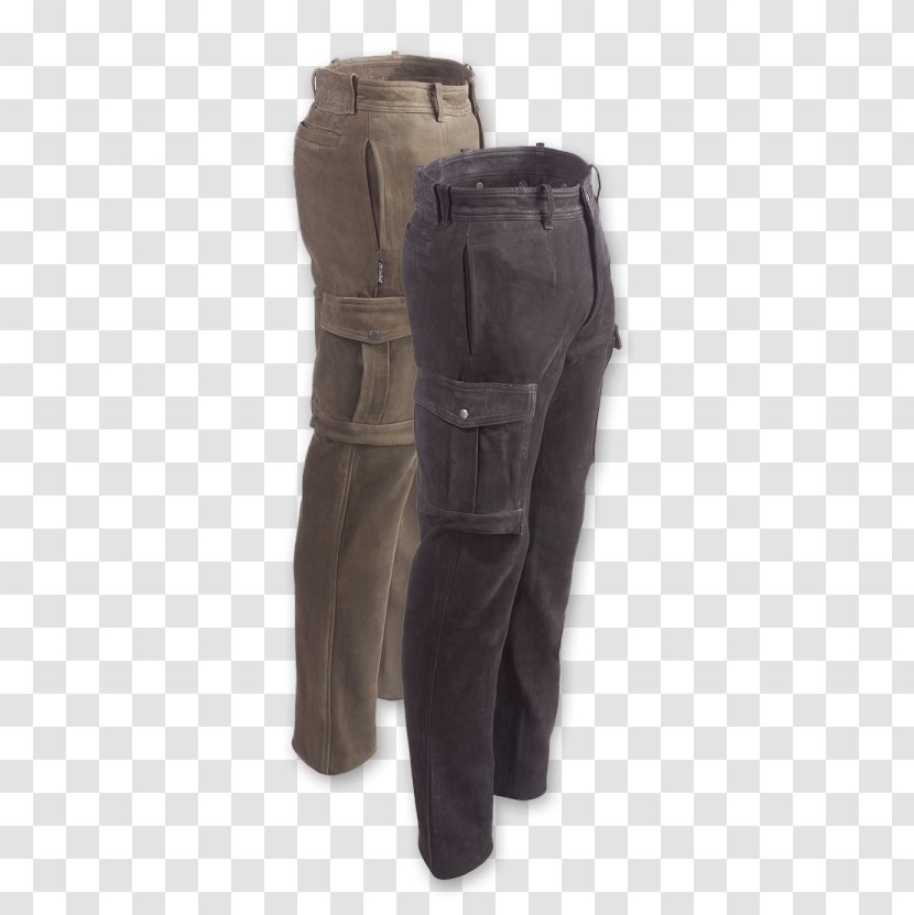 Lederhosen Jeans Leather Cargo Pants - At Transparent PNG