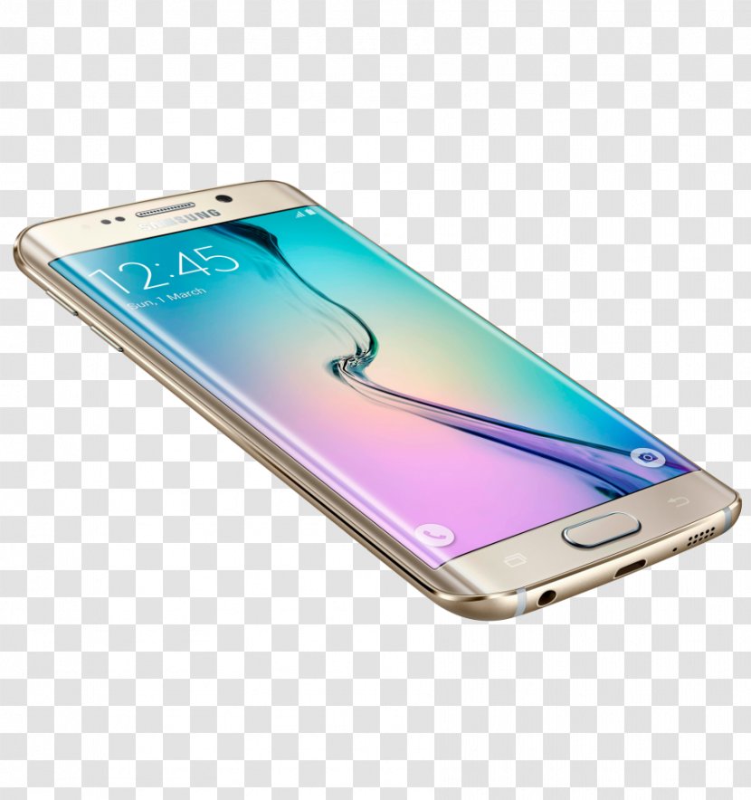Samsung Galaxy S6 Edge Unlocked S7 - Smartphone Transparent PNG