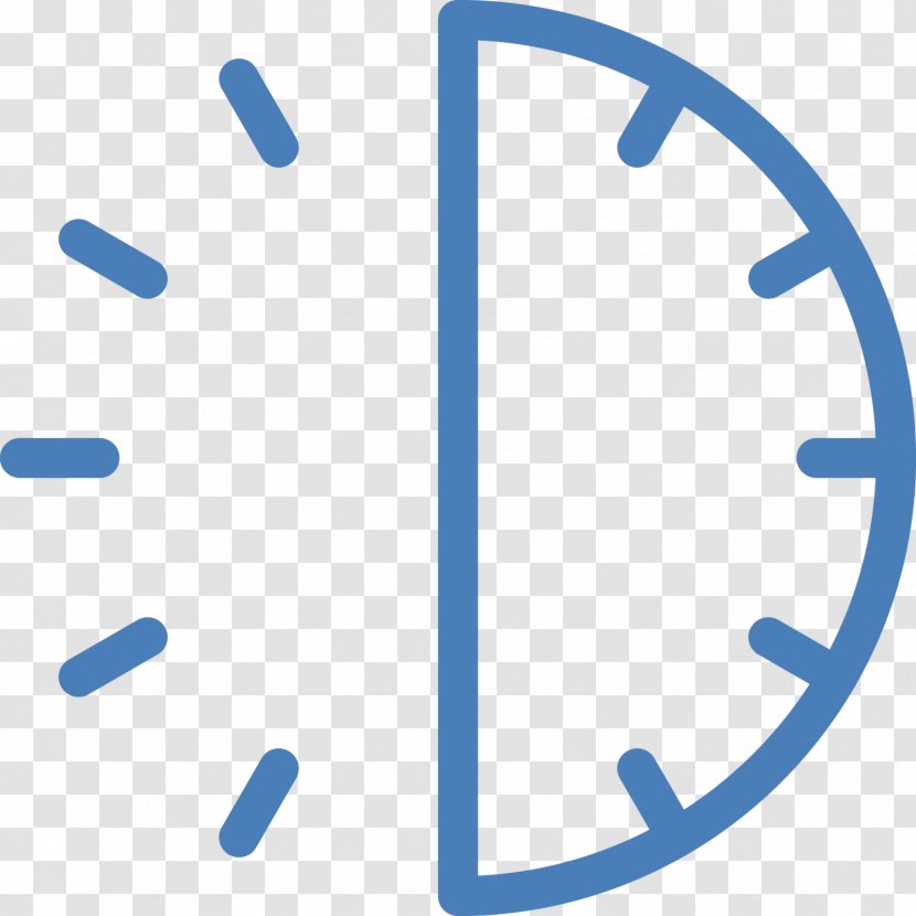 Clock Background - Watch - Electric Blue Stopwatch Transparent PNG