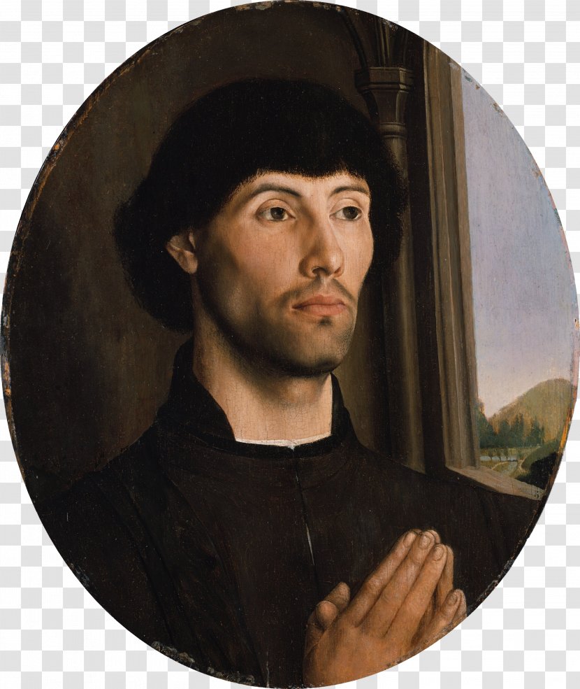 Hugo Van Der Goes Portrait Of A Man (Self Portrait?) Northern Renaissance Portinari Altarpiece - Art - Painting Transparent PNG