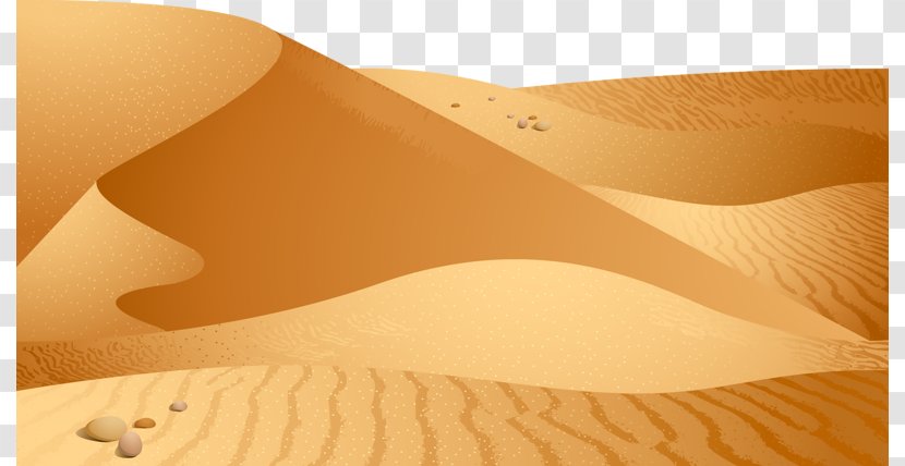 Sahara Sand Desert Oasis - Landscape - Gold Transparent PNG