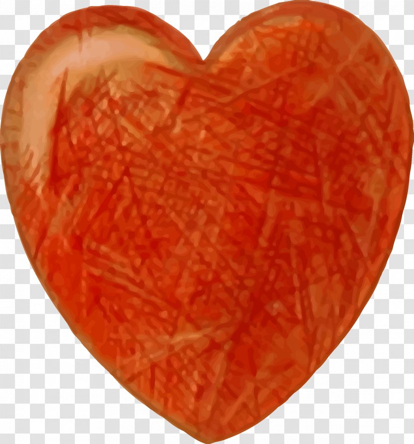 Heart Drawing Clip Art - Peach - Well Packed Transparent PNG