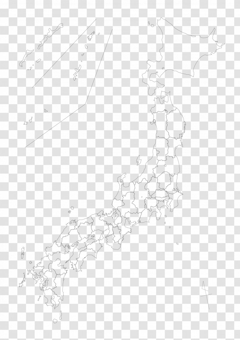 Blank Map Japanese Maps Transparent PNG