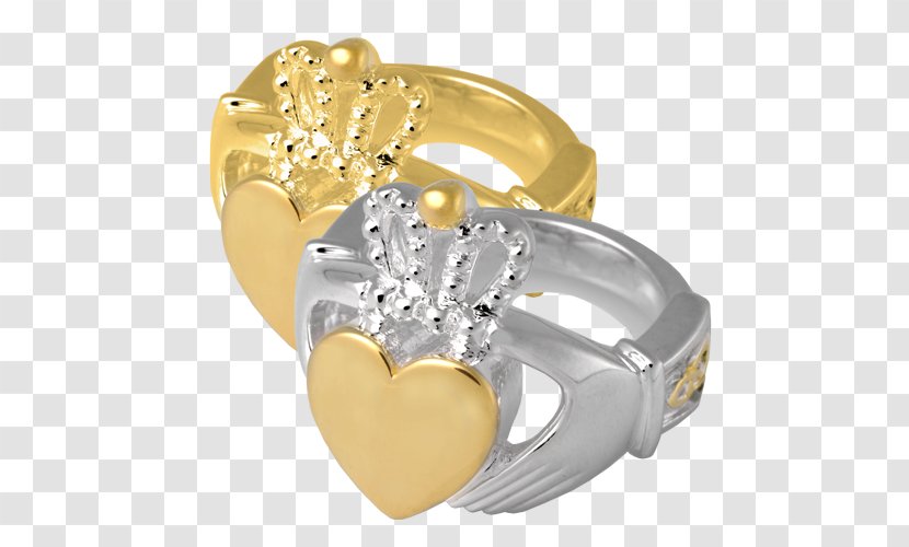 Claddagh Ring Jewellery Urn Engraving - Yellow Transparent PNG
