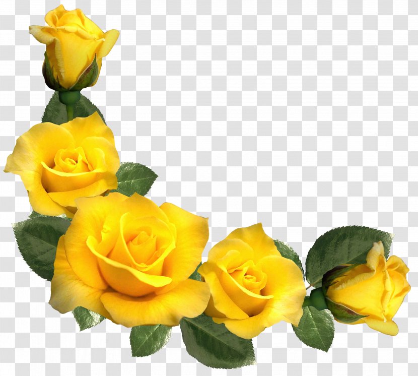 Rose Yellow Clip Art - Austrian Briar - Beautiful Roses Decor Clipart Image Transparent PNG