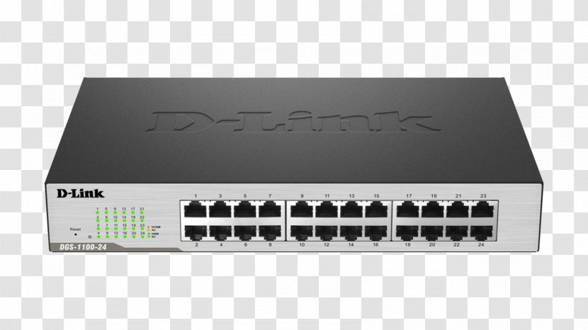 Gigabit Ethernet Network Switch Power Over D-Link - Electronic Component Transparent PNG