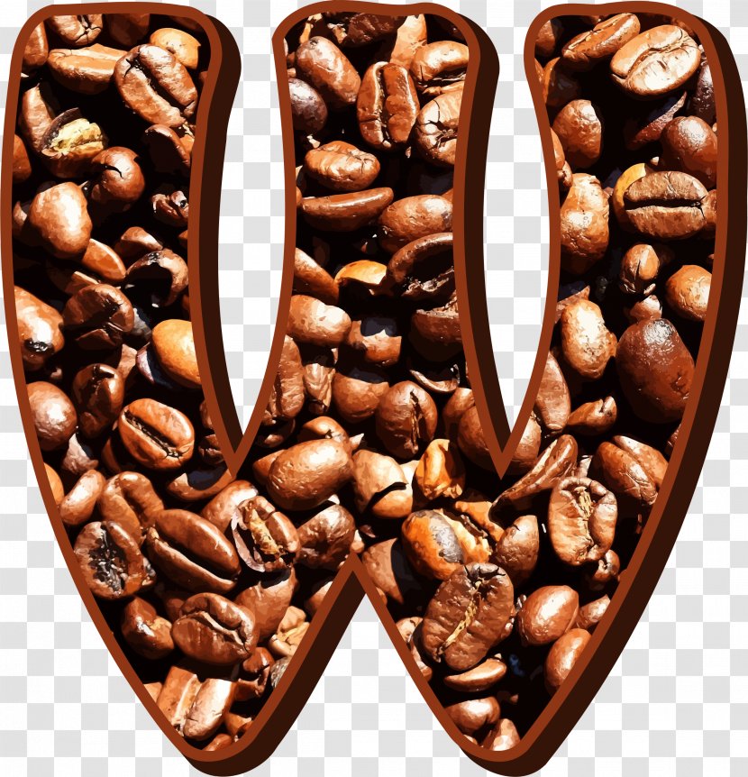 Jamaican Blue Mountain Coffee Bean Roasting Cocoa - Typography - Clipart Transparent PNG