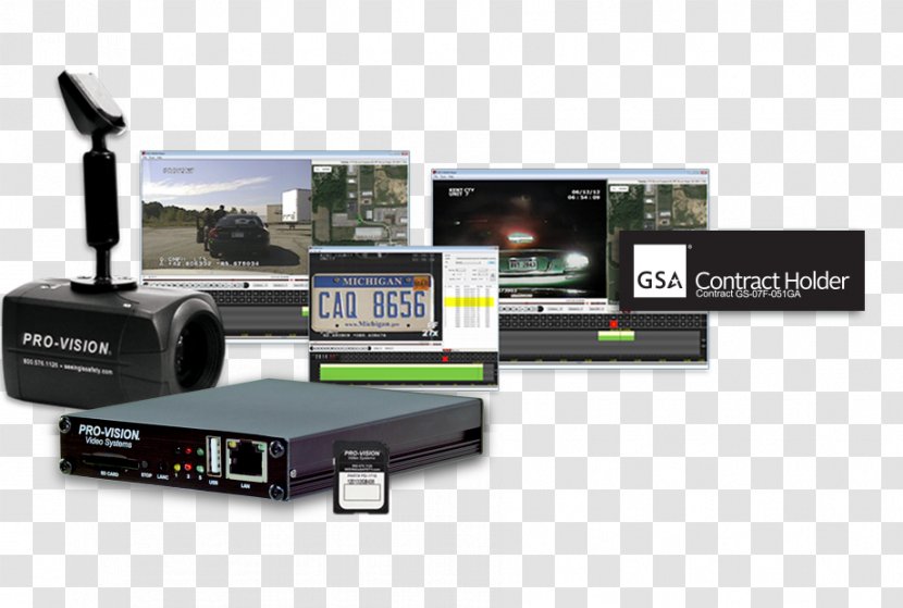Police Car Digital Video Recorders Camera Recording - Projector Transparent PNG