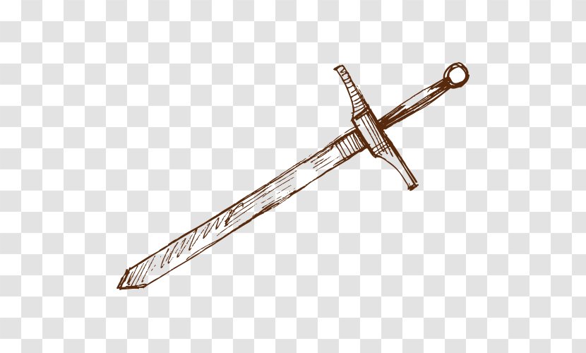 Sword - Weapon - Hand Drawn Transparent PNG