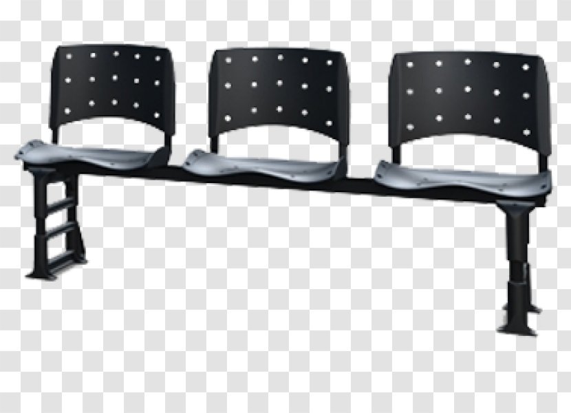 Spar Black Chair Plastic Table - Bench Transparent PNG