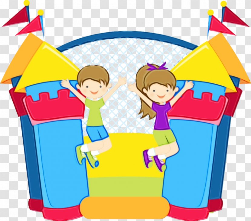 Clip Art Inflatable Bouncers Castle Image - Child Transparent PNG
