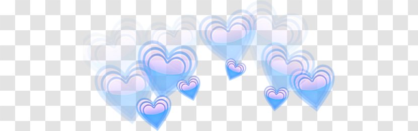 Heart Desktop Wallpaper Clip Art - Blue Transparent PNG
