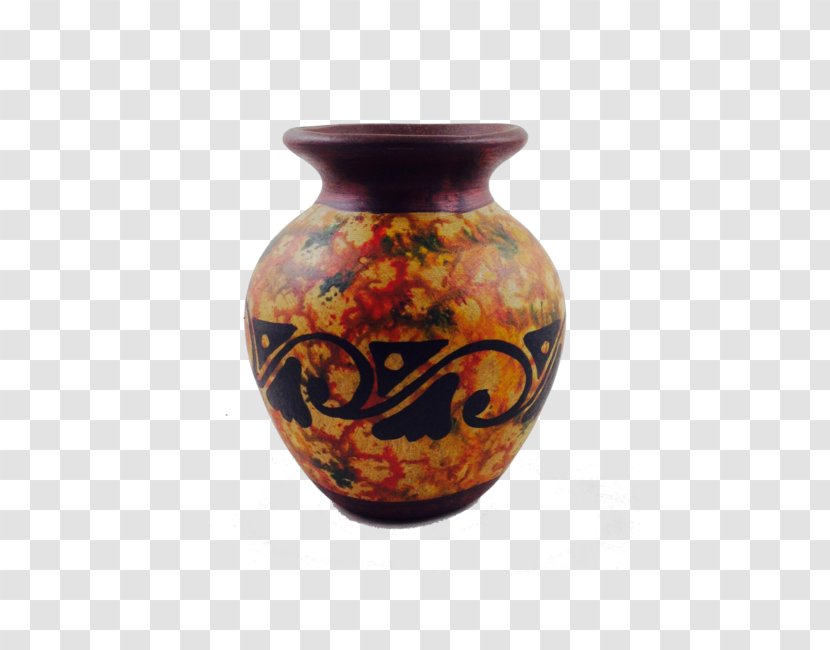Vase Ceramic Mud Flowerpot Pottery - Bottle Gourd Drawing Transparent PNG