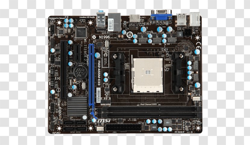 Graphics Cards & Video Adapters MSI FM2-A55M-E33 - Ddr3 Sdram - MotherboardMicro ATXSocket FM2AMD A55Socket FM2 FM2-A55M-E33MotherboardMicro FM2Socket AM3 Transparent PNG