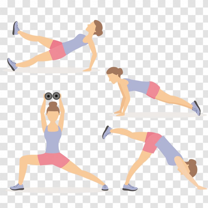 Stretching Body Physical Exercise - Flower - Women Of Different Sports Transparent PNG