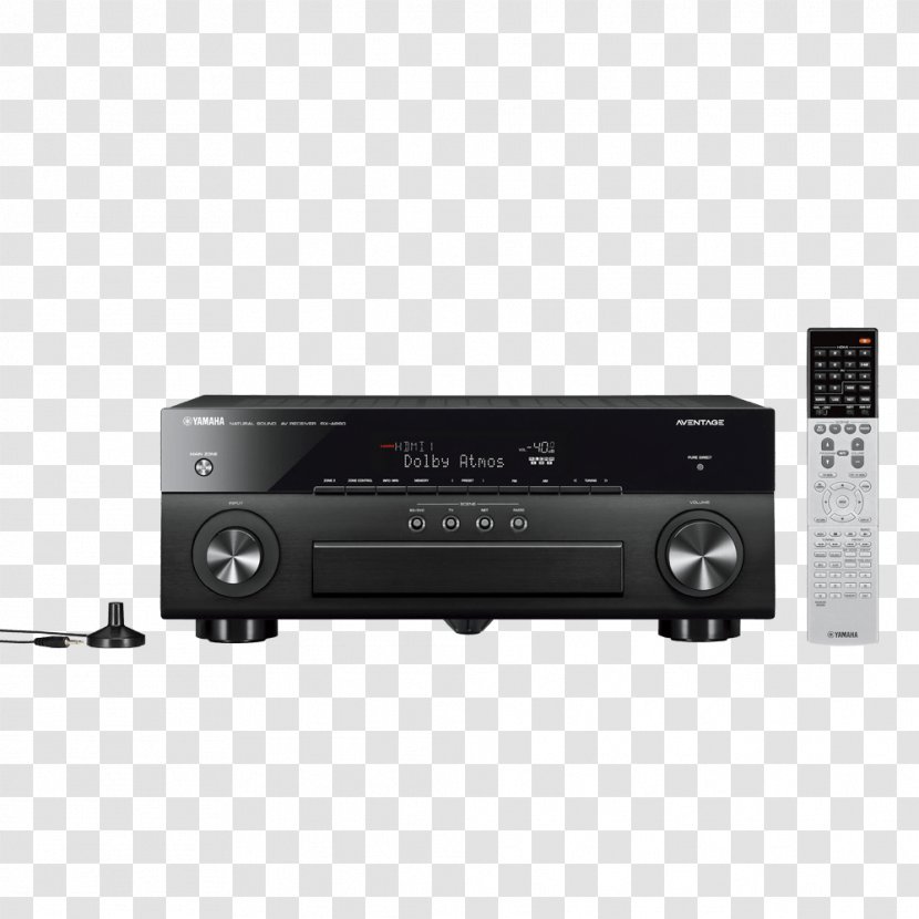 AV Receiver Yamaha AVENTAGE RX-A860 RX-A850 RX-A870 RX-A1070 - Electronic Device - Rx 125 Transparent PNG