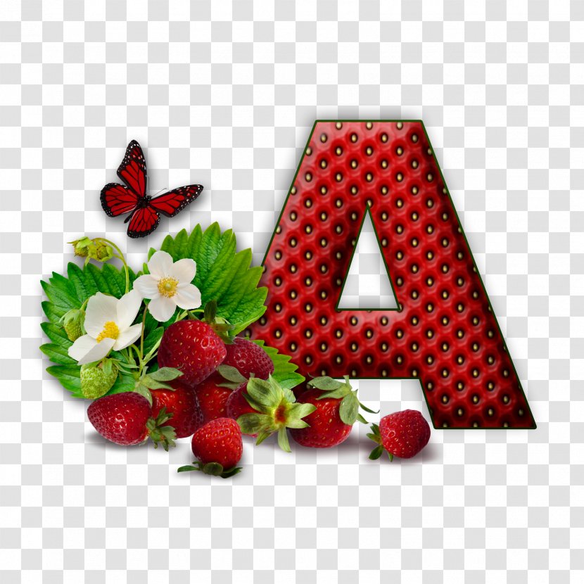 Letter Alphabet K Clip Art - Berry - Strawberry Transparent PNG