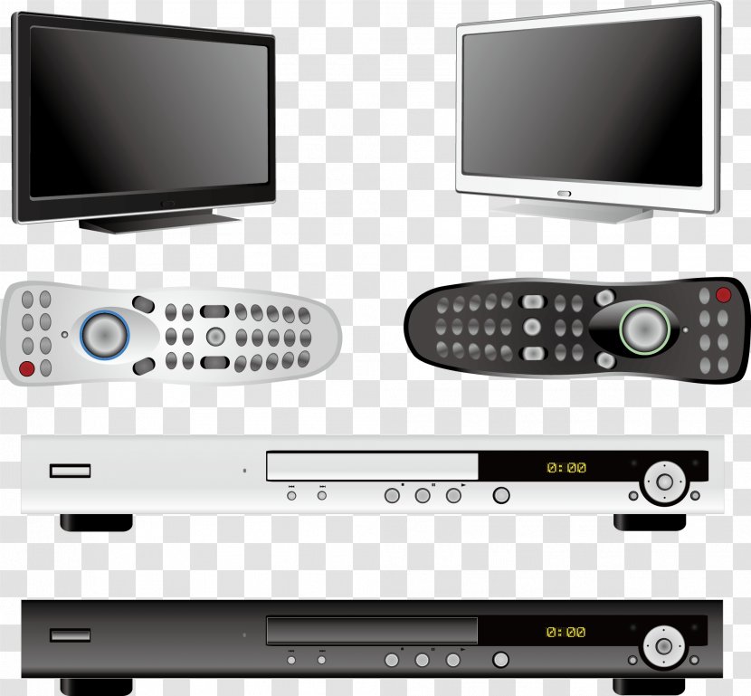 Television Set Remote Control - Multimedia - TV Player Transparent PNG