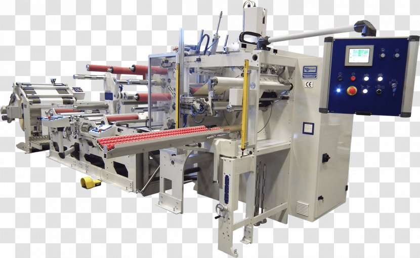 Machine Roll Slitting Die Cutting Label Industry - Opal Transparent PNG