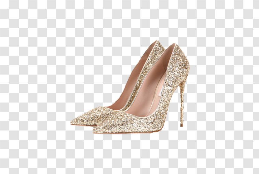 High-heeled Footwear Court Shoe Gold Jewellery - Sterling Silver - High Heels Transparent PNG