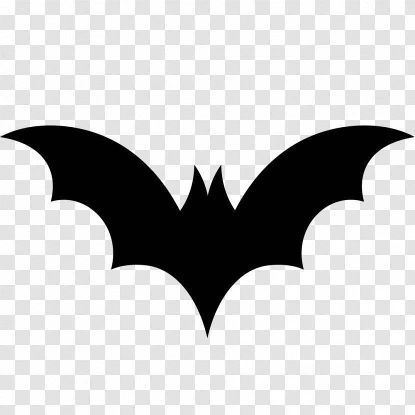 Bat Silhouette Stencil Clip Art - Harley Quinn - Cartoon Bats Transparent PNG