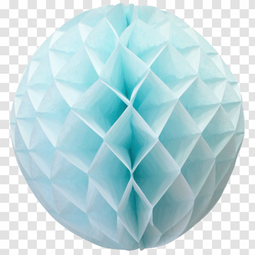 Paper Lantern Blue Honeycomb Transparent PNG