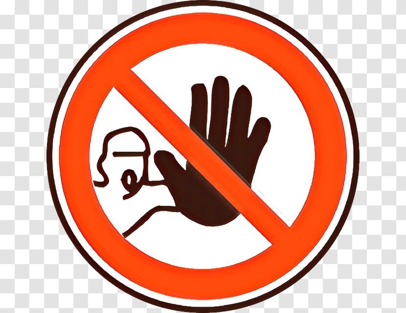 Hazard Symbol Gesture - Logo Hand Transparent PNG
