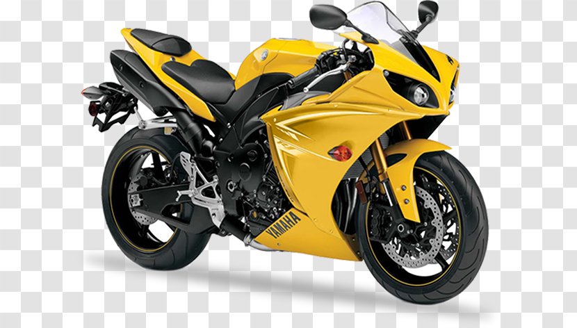 Yamaha YZF-R1 Motor Company XV250 Motorcycle Sport Bike - Yellow Transparent PNG