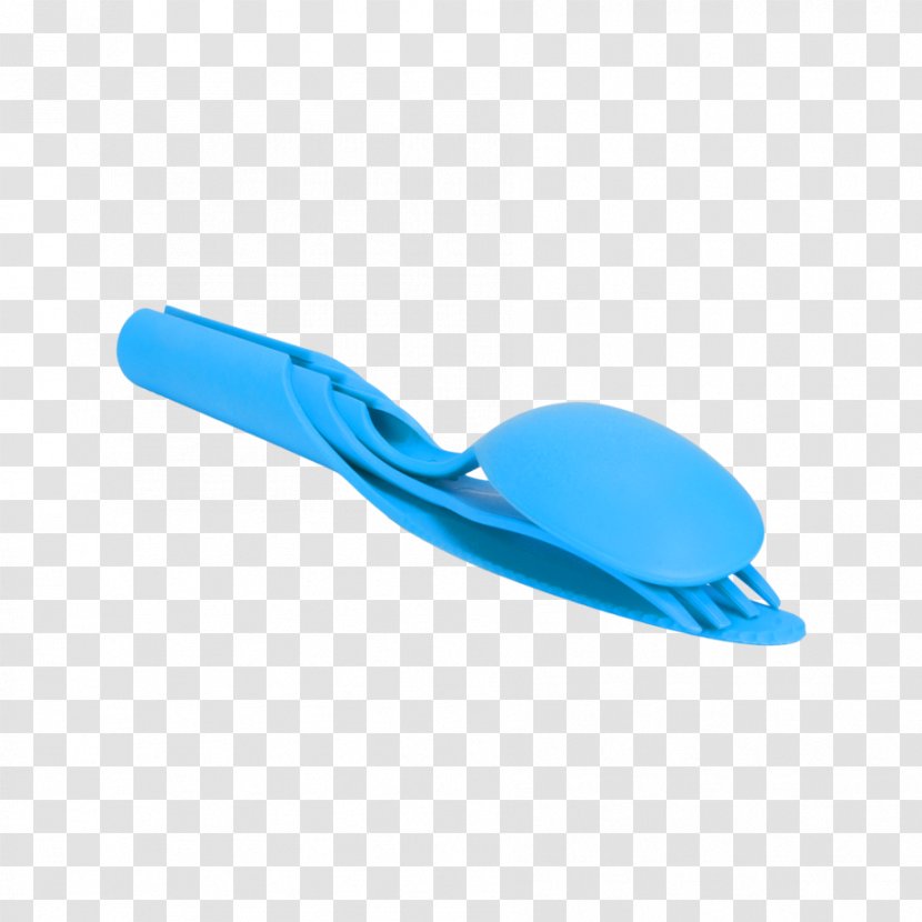 Spoon Industrial Design Plastic Cutlery - Aqua Transparent PNG
