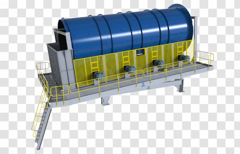 Sepro Mineral Systems Drum Gold Processing Transparent PNG
