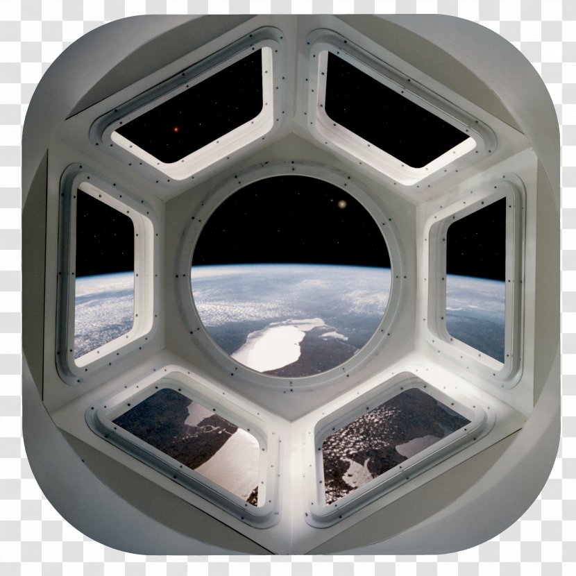 International Space Station Cupola Tranquility Shuttle Endeavour - 3dma Renderings Transparent PNG