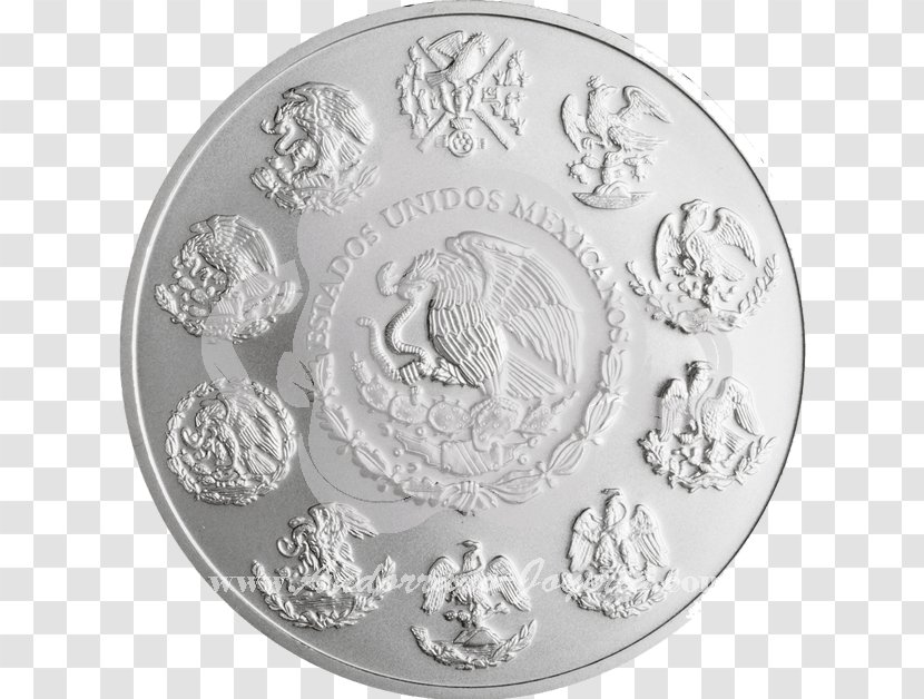 Silver Coin Money Precious Metal - Black And White Transparent PNG