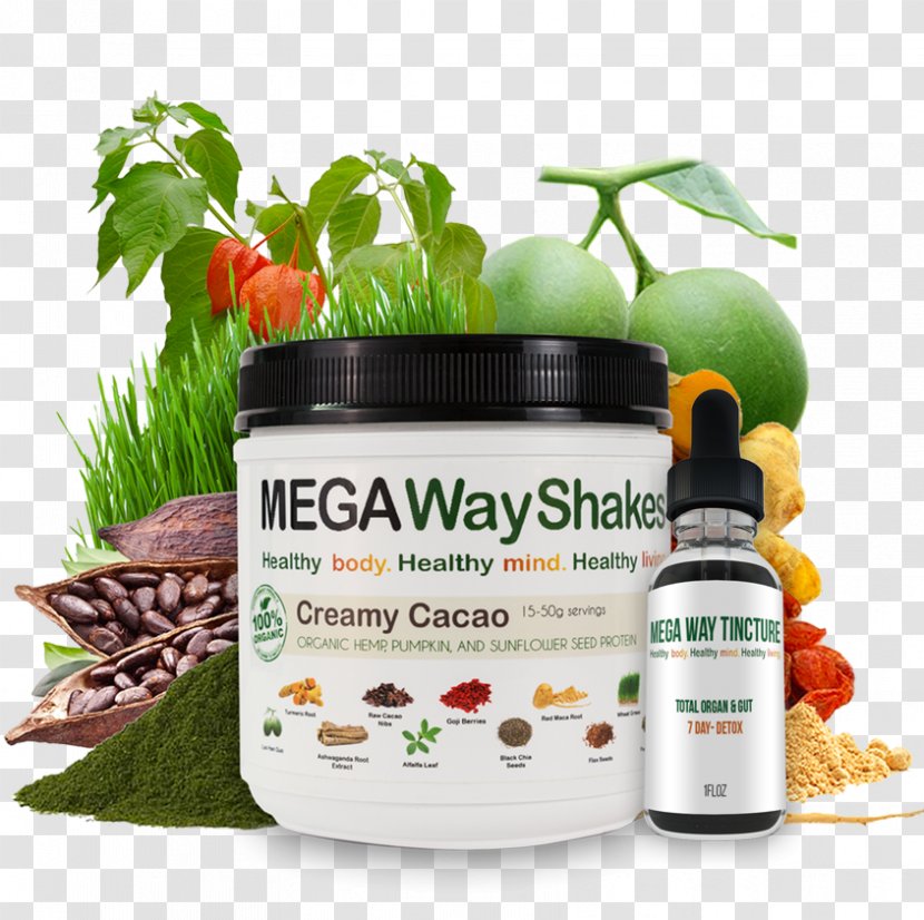 Milkshake Organic Food Protein Herb Superfood - Glutenfree Diet - Vegan Power Transparent PNG