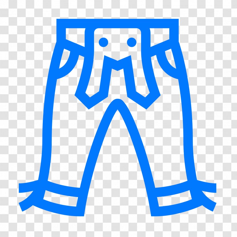 Lederhosen Shorts Clip Art - Electric Blue - Triumphal Arch Transparent PNG