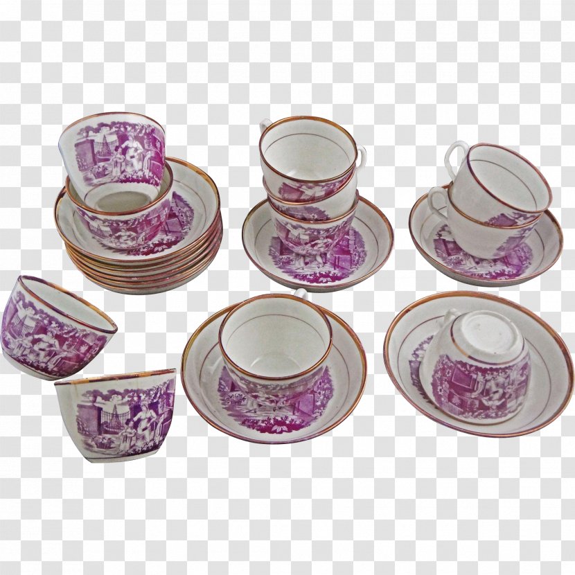 Saucer Porcelain Lusterware Pottery Cup - Serveware Transparent PNG