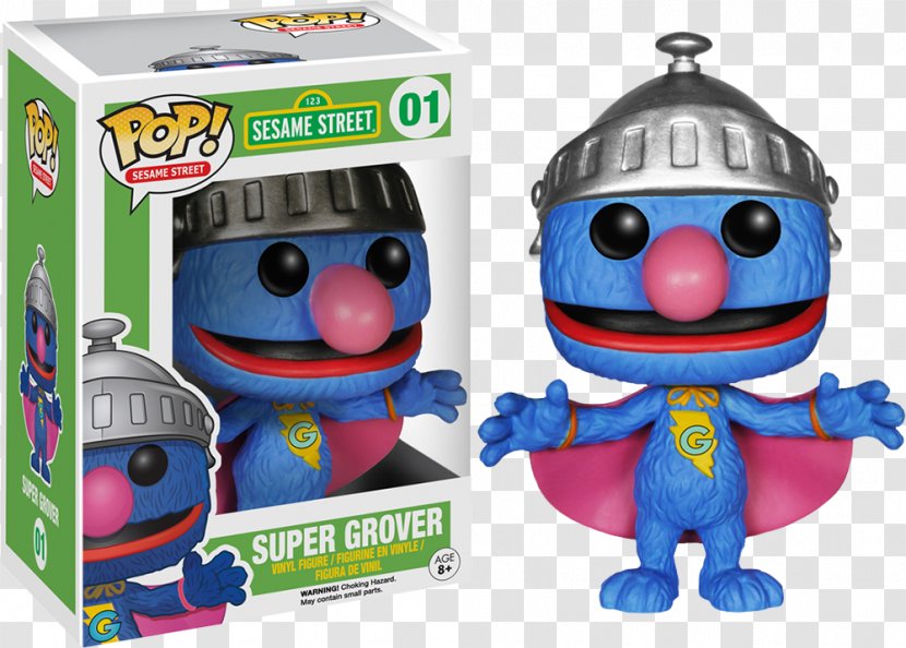 Funko Pop Sesame Street Vinyl Super Grover Figure Mr. Snuffleupagus Action & Toy Figures - Television Transparent PNG